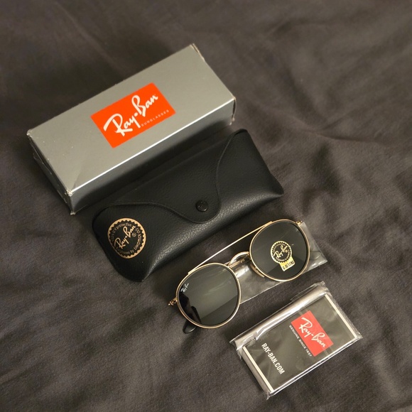 Ray-ban Round Double Bridge Sunglasses - Picture 3 of 8